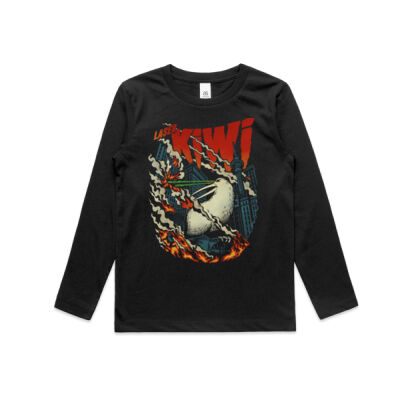 Laser Kiwi Kids Longsleeve Tee Thumbnail