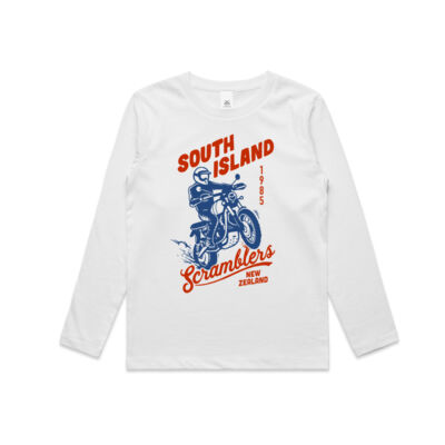 South Island Scrambler Kid's Long-sleeve Tee Thumbnail
